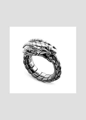 Кольцо скандинавский дракон Уроборос перстень в виде серебряного дракона который сам себя кусает размер 19 Fashion Jewelry (290982090)