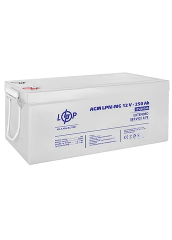 Акумулятор мультигелевий LPM-MG 12V - 250 Ah LogicPower (398939868)