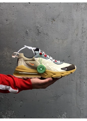 Белые демисезонные кроссовки мужские nike air max 270 eng yellow white 2 найк аир макс 270 белые No Brand