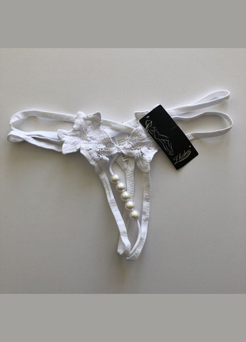 Жіночі трусики стрінги з перлинами (арт.8034) No Brand (346121437)