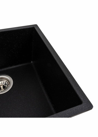 Гранітна мийка для кухні 4040 RUBA матовий металік Platinum (342070936)