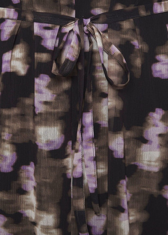 Черное повседневный платье Lascana с цветочным принтом