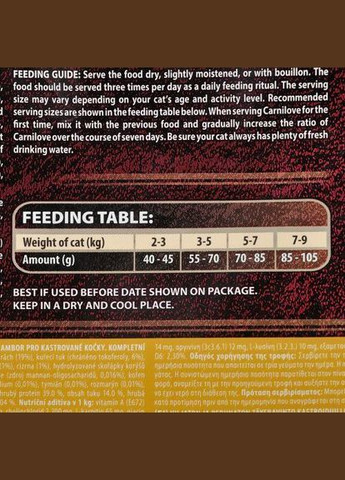 Сухой корм Cat Sterilised для стерилизованных кошек, ягненок и кабан, 2 кг (*) Carnilove (323219713)