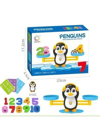 Игрушка веса балансир пингвин, детская игрушка настольная развивающая с фигуркой пингвина No Brand (293363395)