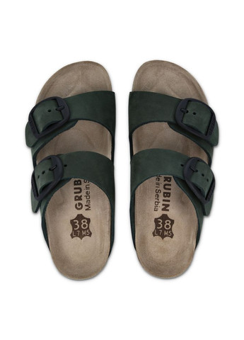 Зеленые шлепанцы ортопедические женские catania, (арт. gr-88365) (сербия) ( ) Grubin