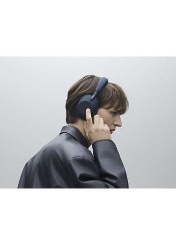Навушники Over-ear WH1000XM6L.E WH-1000XM6 BT 5.3, ANC, Hi-Res, AAC, LDAC, LC3, Wireless, Mic, Синій Sony (368634142)