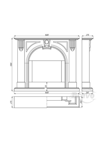 Портал Манчестер (+Nero Marquina) Polaris (370385854)