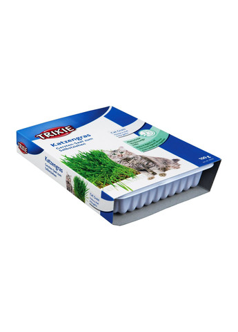 Трава для кішок з насінням ячменю контейнер 100 г (4011905042350) Trixie (279563211)
