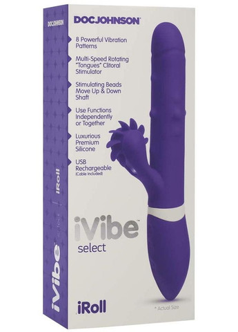 Вібратор iVibe Select iRoll MULTISHOP Doc Johnson (341303395)
