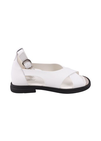 Босоніжки жіночі білі натуральна шкіра Renzoni 1386-25LBC (331611731)