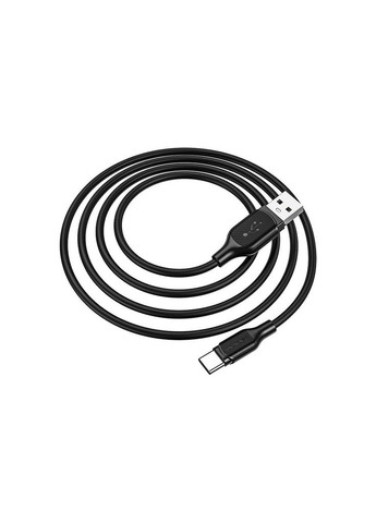 Дата кабель (m501439) Borofone USB 2.0 AM to USB-C 1.0m 3A silicone BX42 black (369017987)