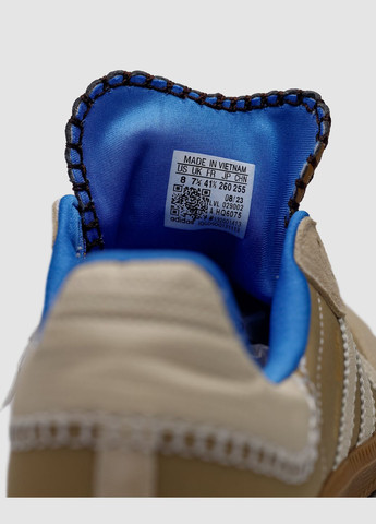 Коричневі Літні кросівки чоловічі adidas No Brand Wales Bonner x Samba Desert White