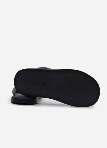 Черные шлепанцы ISSA PLUS