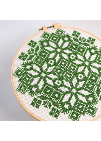 Набор для вышивания Ø190 мм x Diva Olivka «Мандала» зеленый Orner (369141475)