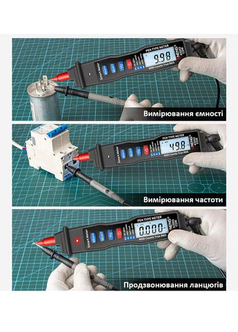 Портативный цифровой мультиметр ручка A3003 Black на 4000 отсчетов с NCV Aneng (303401433)