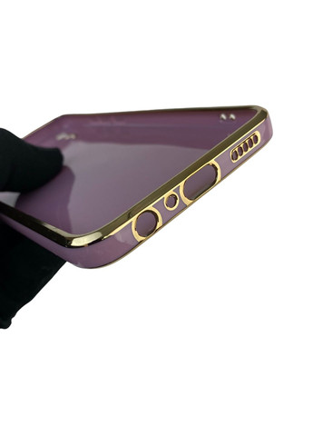 Чохол для Honor 8X (JSN-L21) з кільцем MagSafe із золотою окантовкою на хуавей хонор 8х чорничний gs1 Huawei (366021856)