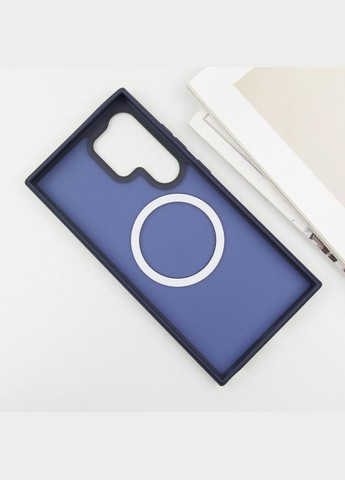 Чохол на Samsung Galaxy S24 Ultra / для самсунг галаксі С24 ультра з функцією магсейф MagSafe Синій / Navy Blue Epik (360630583)