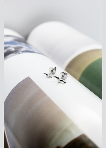 Серебряные серьги-гвоздики (4874) IRIJ (331016853)