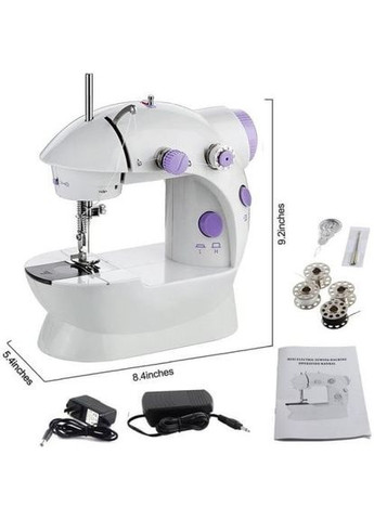 Швейна мінімашинка 4 в 1 Mini Sewing Machine біла No Brand (312486117)