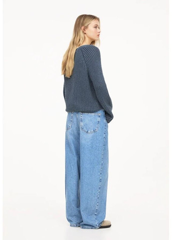 Синий демисезонный кардиган 3582/305 Pull & Bear