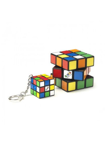 Набор головоломок 3х3 Классическая Упаковка Кубик и мини-кубик (с кольцом) Rubik's (290108516)