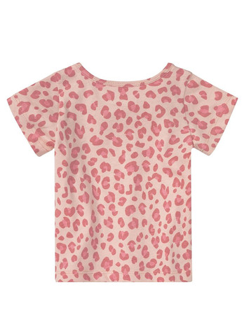 Розовая демисезонная футболка 2шт Lupilu