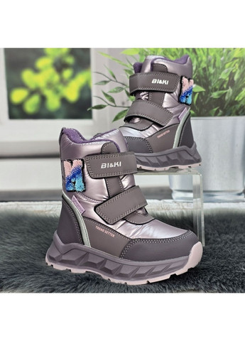 Черевики дитячі зимові для дівчинки Bi&Ki лілові на овчині Tom.M (369384027)