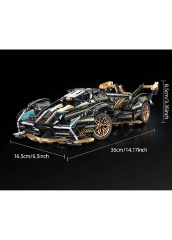 Конструктор спортивная машина 36*17*9 на 1280 деталей спортивная машина совместимый No Brand (370030844)