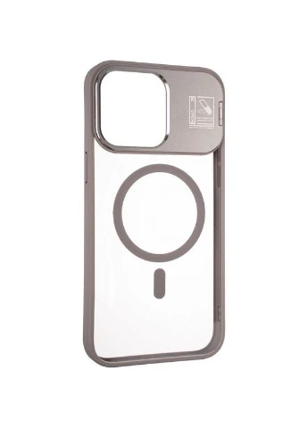 Чехол Flexi Camera Stand (MagCase) для iPhone 14 Gun Grey Gelius (383908065)