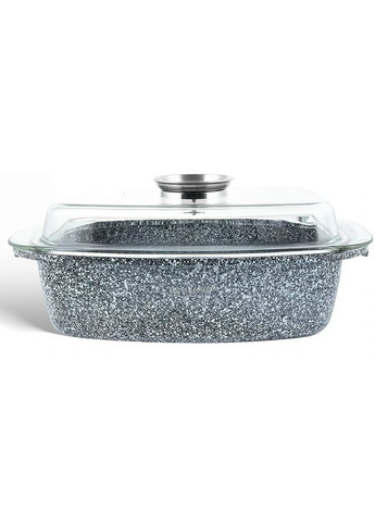 Гусятниця-жаровня з литого алюмінію і гранітним покриттям з кришкою 4.5 л (EB-8007) Edenberg (368993389)