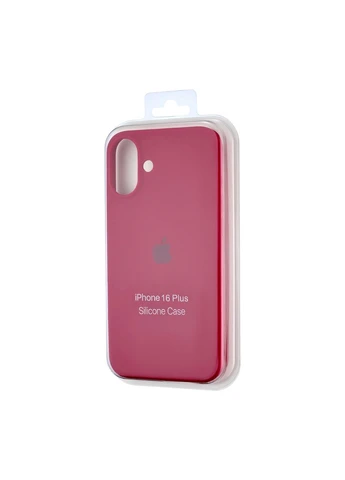 Чохол силіконовий протиударний для iPhone 16 Plus червоний Case (370168570)