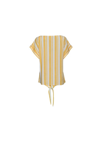 Комбінована блузка з декоративною зав для жінки lenzing ecovero 318347 34(xs) різнобарвний Esmara