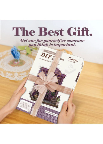 Book Nook Книжковий румбокс «Астрологічна книгарня» з підсвіткою Cutebee (372519056)