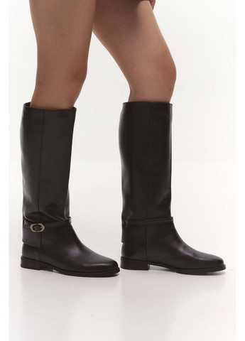 Осенние стильные женские сапоги No Brand с пряжкой