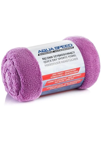 Рушник Dry Coral 7041 70Х140 См Violet 157-09 Aqua Speed фіолетовий