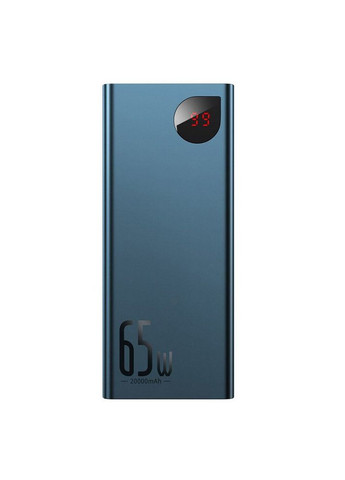 Повербанк Adman metal Digital display quick charging 20000 mAh 65W Blue Baseus (284419774)