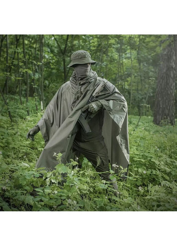 Армійський дощовик для військових, тактиний пончо водонепронекний, намет накидка військова Mil-Tec (361669246)