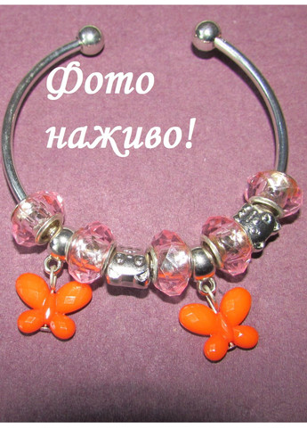 Браслет з шармами і підвісками метелики, 6874 No Brand (356775571)