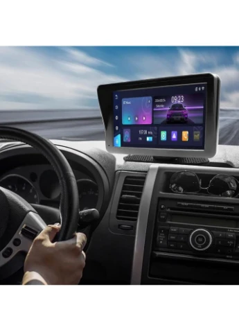 Універсальний головний пристрій RIAS 701W 7" HD IPS сенсорний екран Apple CarPlay та Android Auto Black No Brand (395879451)