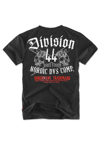 Черная футболка Dobermans Aggressive