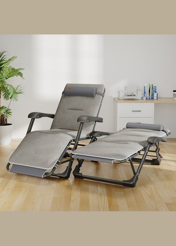 Раскладное кресло шезлонг садовый с подушкой FCB-S03PС WCG (346528883)