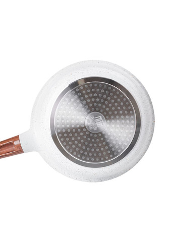 Сковорода універсальна алюмінієва 24 см з антипригарним покриттям, білий MGC (322640295)