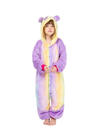 Пижама кигуруми детская Панда радужная 140 (135-145 см) Jamboo (371133705)