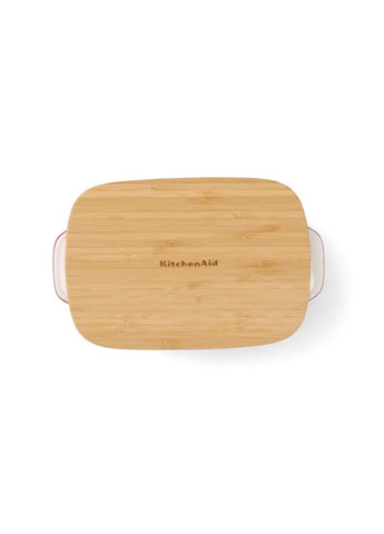 Форма для випічки Stoneware з кришкою червона 0,9 л CC006104-001 KitchenAid (316468897)