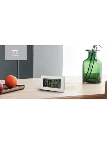 Термогігрометр цифровий вологомір, термометр, білий (HК050796) Xiamen (317297369)