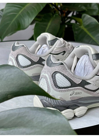 Кроссовки женские и мужские Asics Gel-NYC Beige Grey | Асикс Гель-НЮК бежевые No Brand бежевые демисезоны (353761366)