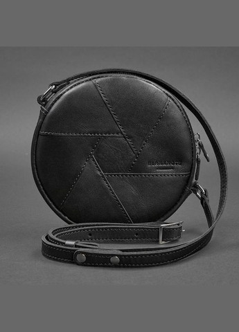 Шкіряна сумка жіноча через плече Бон-Бон Krast Чорний BlankNote (302008102)