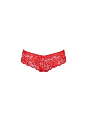 Трусики-бразиліана з квіткового мережива Raja Thong red CherryLove Passion (282967044)