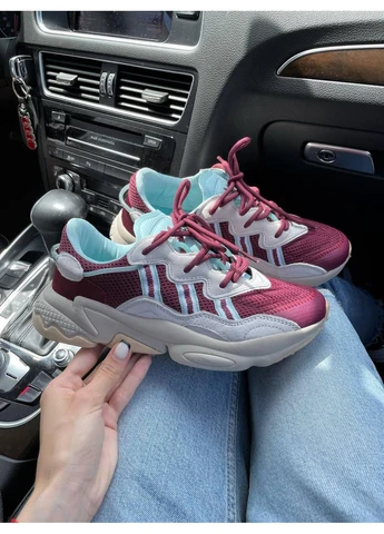Синие демисезонные кроссовки мужские adidas ozweego adiprene pride bordo blue адидас озвиго синие No Brand