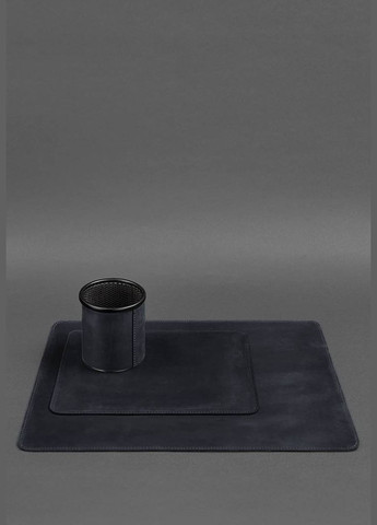 Набір для робочого столу із натуральної шкіри 1.0 синій Crazy Horse (A-027509) BlankNote (330144421)